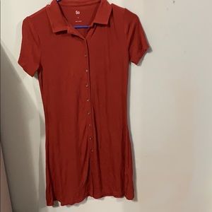 SO Button Up Dress
